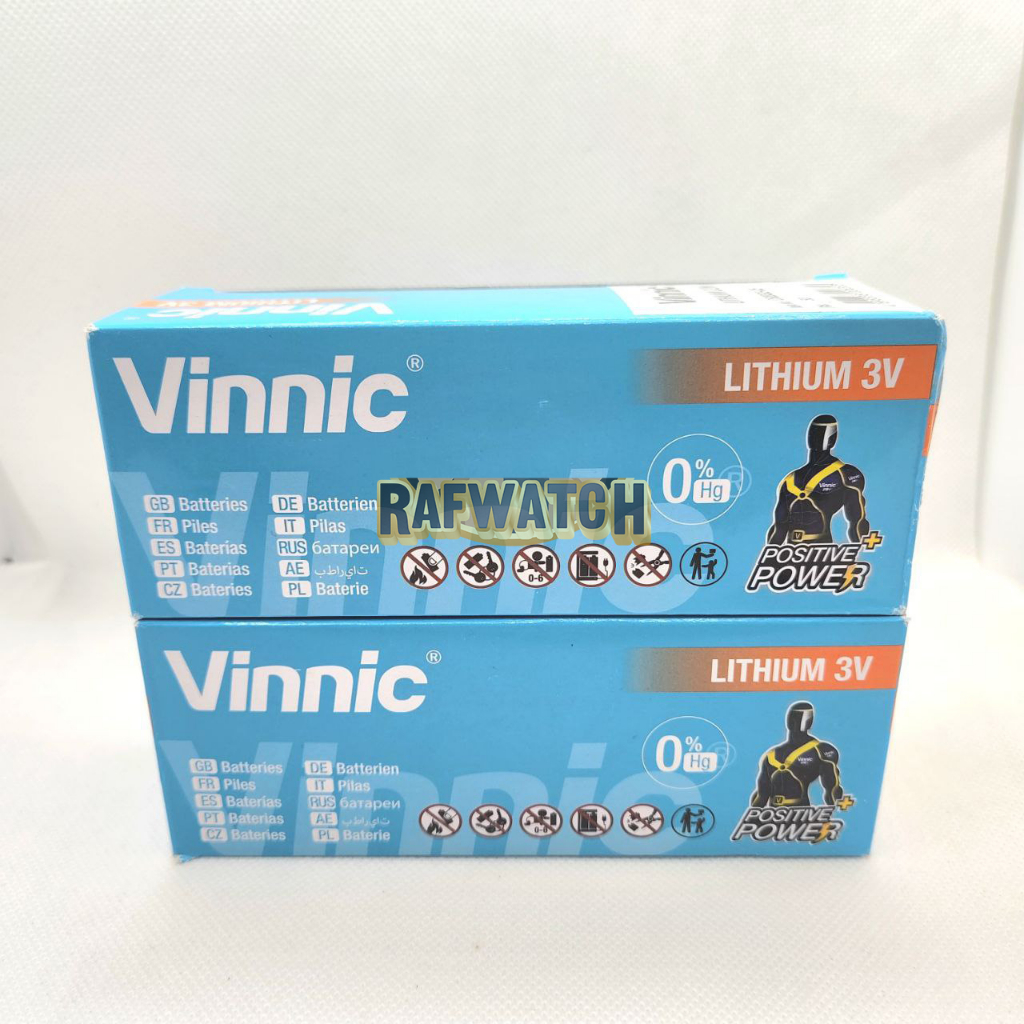 Baterai Vinnic CR2016 Lithium 3V Batre Baterai Jam Tangan Digital