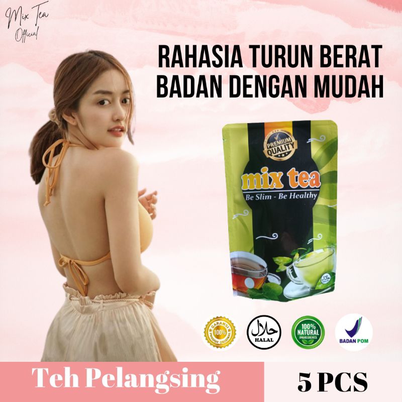 

Mix Tea Teh Pelangsing Penurun Berat Badan - Isi 5 sachet