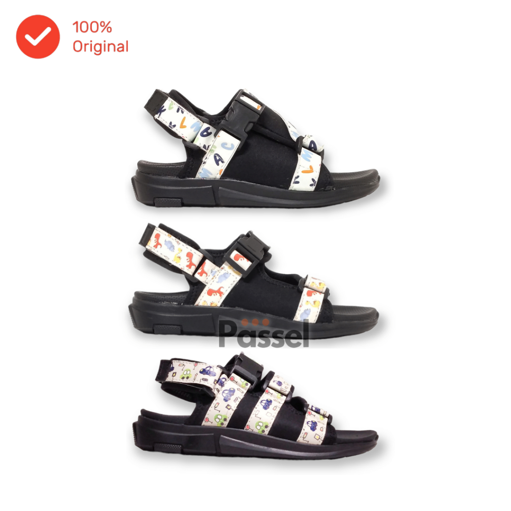 Donatello Sz. 31-35 Sepatu Sandal AnaK Laki-Laki Kasual Printing I AV12071R / AV12072R / AV12073R
