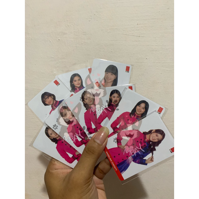 (Harap Baca Deskripsi) Photocard SHANI GRACIA ASHEL ZEE GRACIE CHIKA FREYA KATHRINA MUTHE CHRISTY SI
