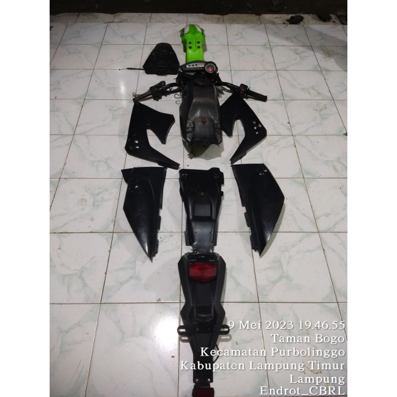 body set kawasaki klx 150 old original