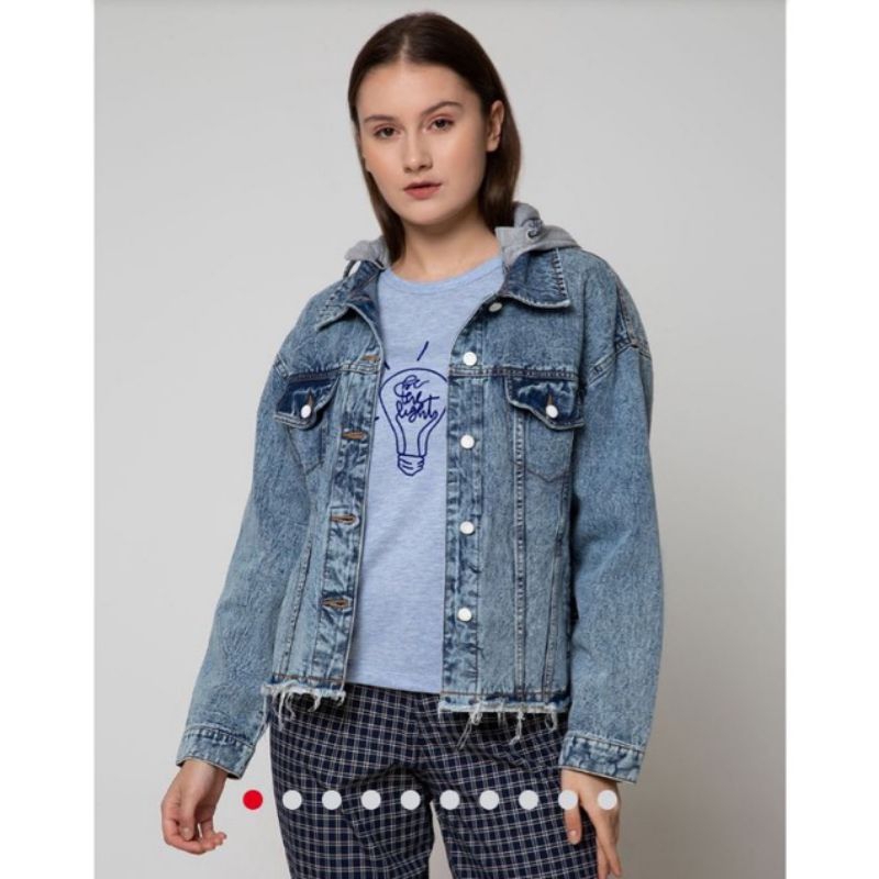 Nevada Jaket Denim Unfinished Woman Original