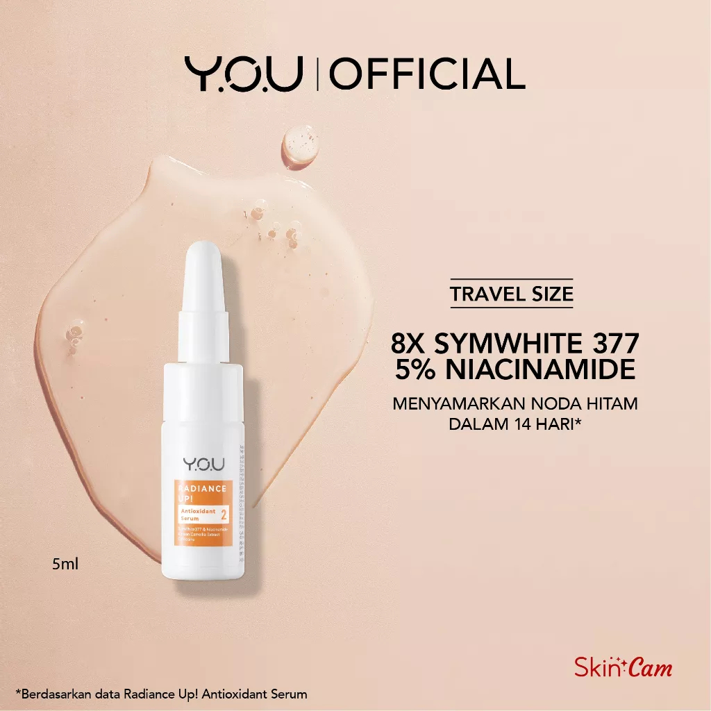 YOU RADIANCE UP ANTIOXIDANT SERUM 5ml - BPOM - Y.O.U ANTI OKSIDAN SERUM