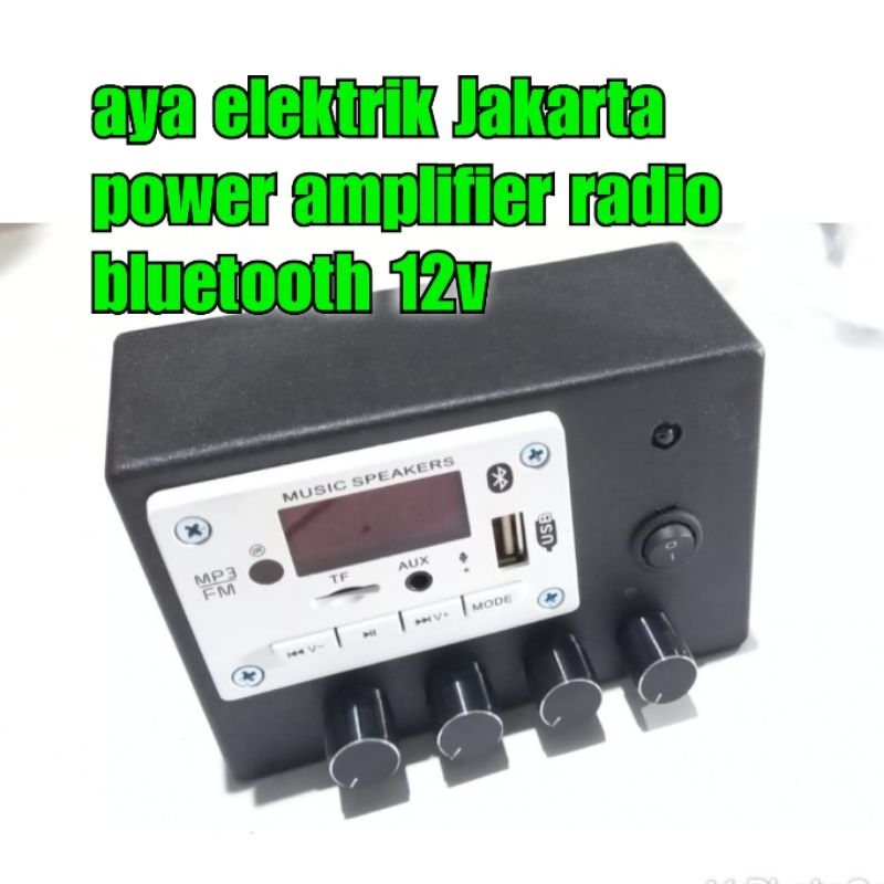 POWER AMPLIFIER AMPLI MINI RAKITAN BLUETOOTH 12V / MP3 PLAYER BLUETOOTH 12 / POWER AMPLIFIER MP3 BLU