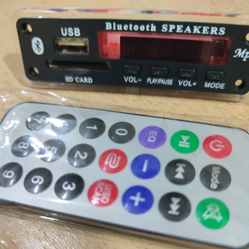 Mini Amplifier Bluetooth 5.0 Car Kit With Radio Mp3 Decoder 2x25watt