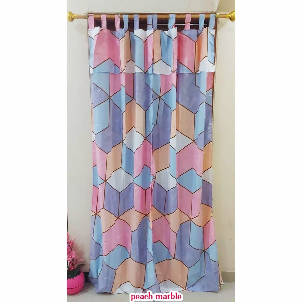 Gorden Pintu Starmoon Ukuran 80x200cm Bahan Halus dan Lembut