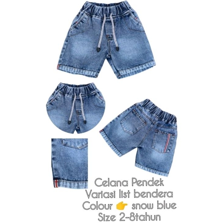 CELANA PENDEK ANAK LAKI-LAKI//CELANA JEANS PENDEK ANAK LAKI-LAKI USIA 2-8TAHUN