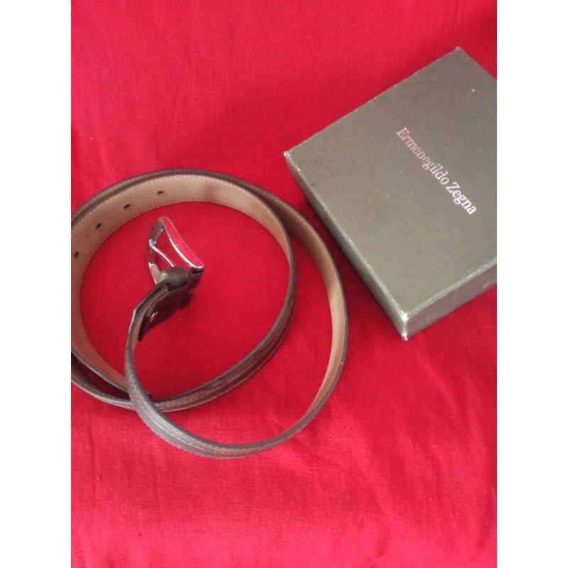 Ikat Pinggang pria Ermenegildo Zegna Mirror preloved ( harga NEGO)