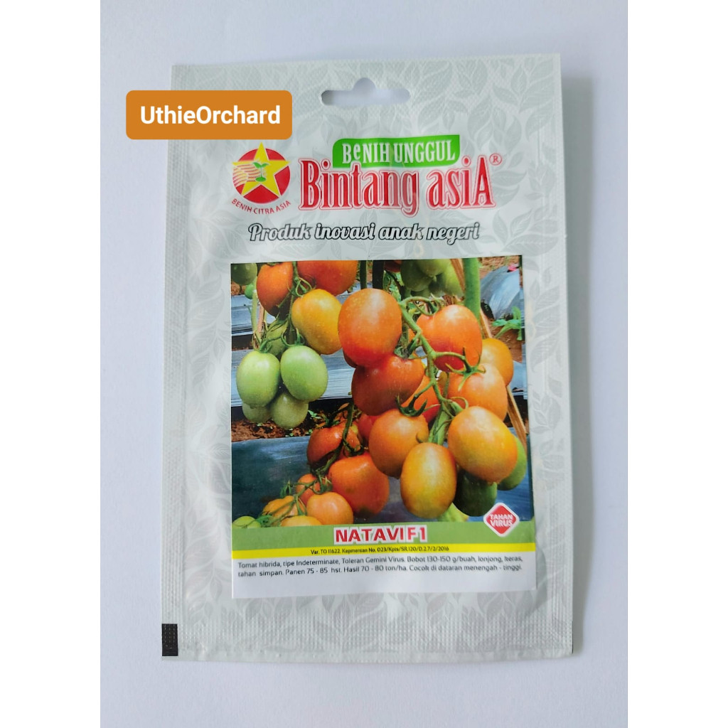 Benih Bintang Asia - Tomat Natavi F1 Kemasan 0.5 gr