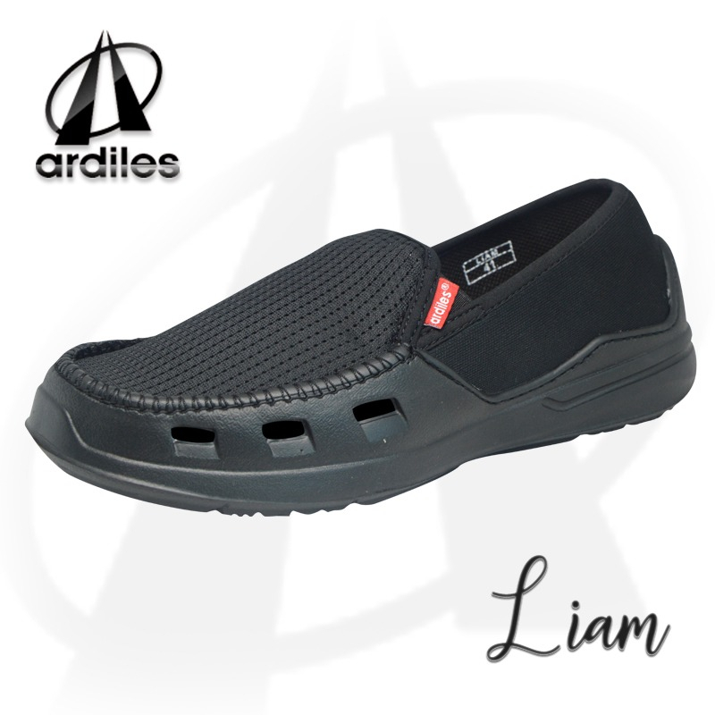 sepatu slip on anak model gilderoy biru merk Neox by ardiles enak dipakai