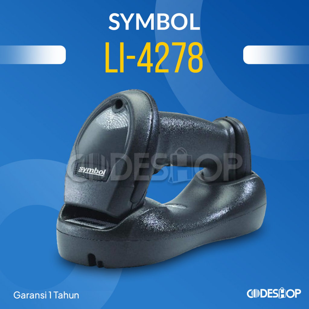 Scanner Barcode SYMBOL ZEBRA LI4278 Wireless USB