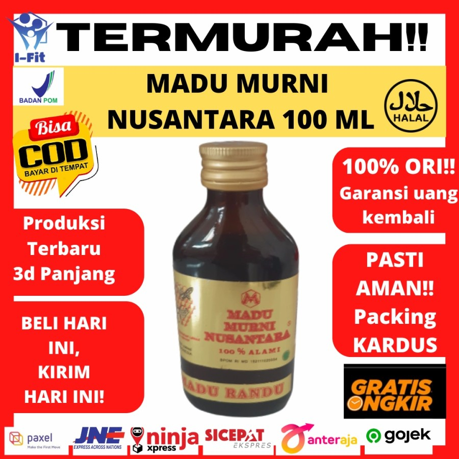 

Madu Murni NUSANTARA 100 mL ORIGINAL 100% HALAL