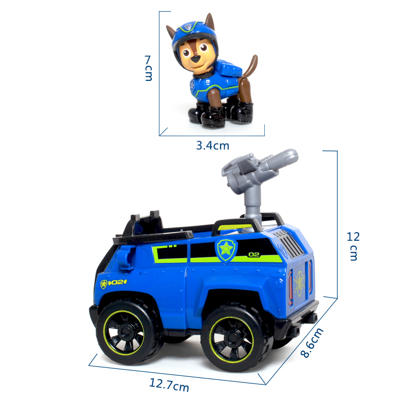 Figure Paw Patrol Rescue Dog with a Vehicle Spin Master Original