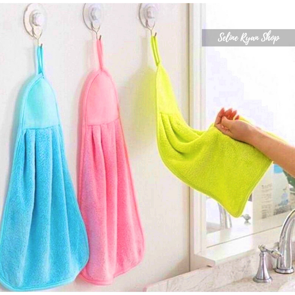 Lap Tangan / Handuk Microfiber Tangan / Serbet Gantung
