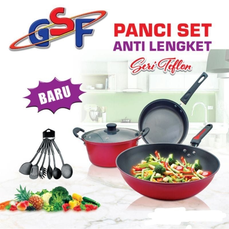 Panci Set Anti Lengket GSF