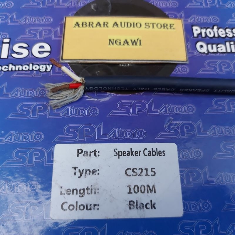 Kabel SPL Audio CS-215 (2x1,5) CS215 (METERAN)