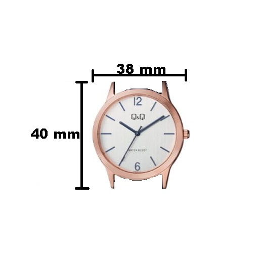 Jam Tangan Pria Stylist Casual Kulit Leather Analog Original Q&amp;Q QnQ QQ QB36 QB36J Series