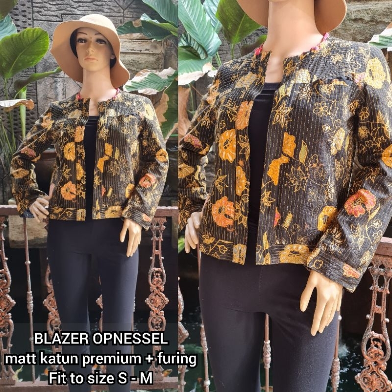 BLAZER BATIK OUTER BATIK BAJU KERJA BATIK