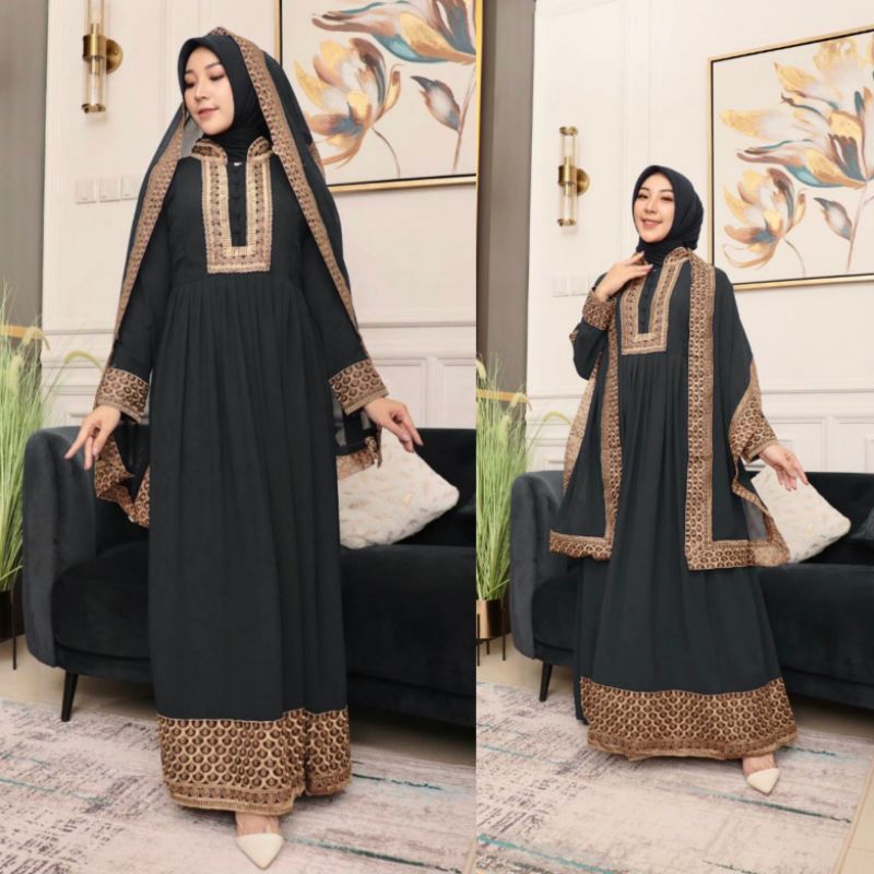 GAMIS SELENDANG SHARMILA//SAMPAI UKURAN JUMBO LD 125//SERAGAMAN KELUARGA//BAJU PESTA LAMARAN//BAJU LEBARAN//BAJU WISUDA//BAJU KONDANGAN//BY PELANGI JAYA//MDH BROTHER