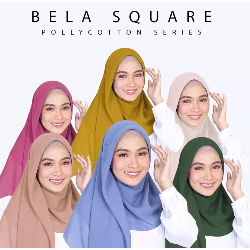 [JAHIT TEPI] BELLA SQUARE JAHIT TEPI 115*115 PREMIUM | SEGIEMPAT BELLA SQUARE | SEGIEMPAT PLAIN | SEGIEMPAT DOBELHYCON | SEGIEMPAT POLLYCOTTON