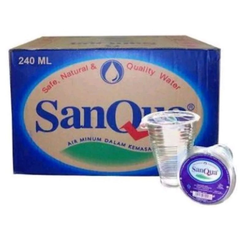 

SANQUA GELAS 220ML ISI 48