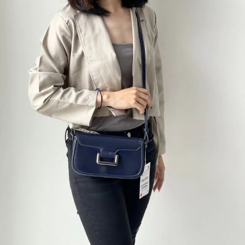 ZRA METAL DETAIL CROSSBODY BAG