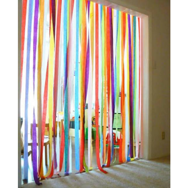 

Kertas Krep Roll Paper Streamer 3 cm x 8 m/Paper Streamer/Kertas Krep Dekorasi