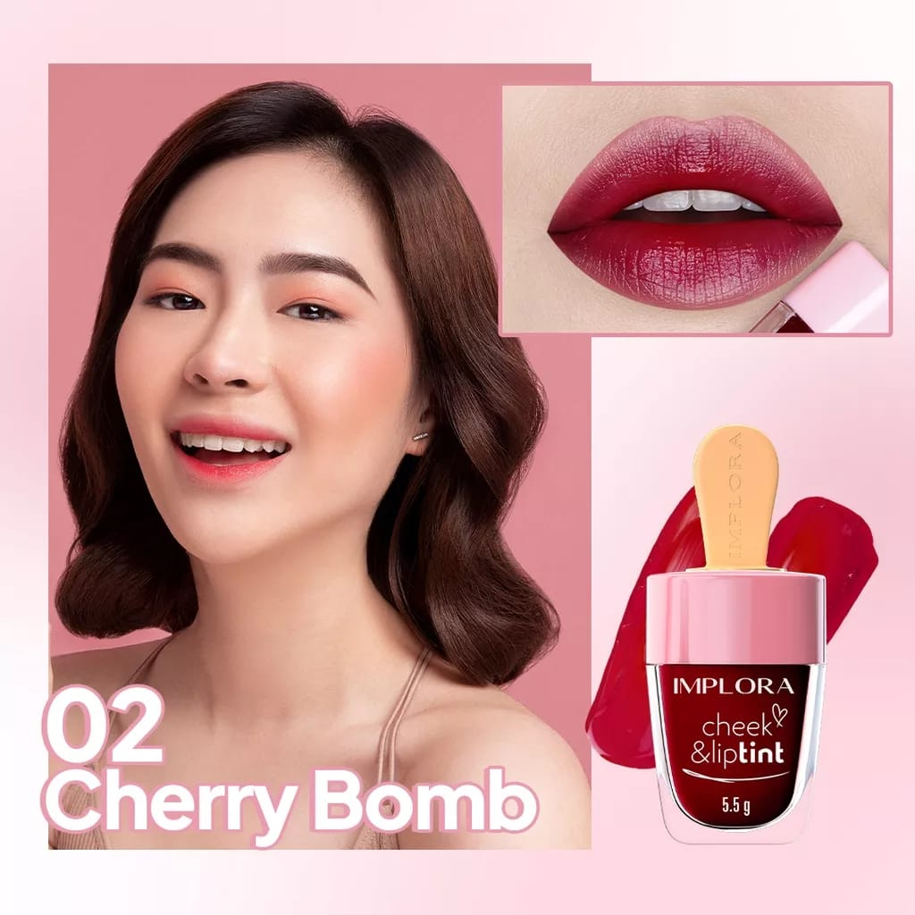 LIPTINT LIP TINT IMPLORA LIPTIN GLOSSY PEMERAH BIBIR PIPI | CHEEK &amp; LIPTINT MAKEUP COSMETIC KOSMETIK