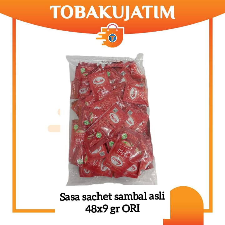 

SASA SACHET SAMBAL ASLI 48x9gr BESAR ORI saus saos