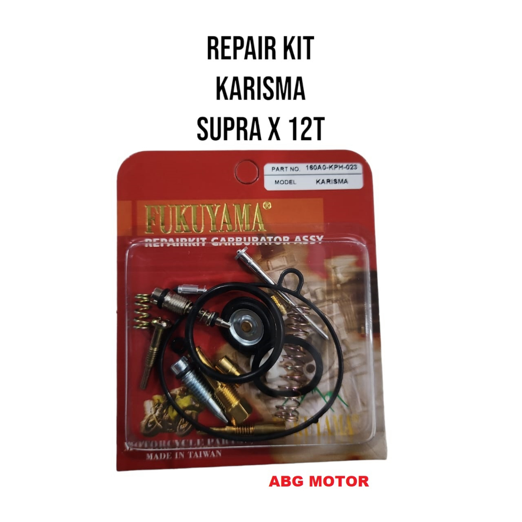 REPAIR KIT KARBURATOR KARISMA SUPRA X 125 MERK FUKUYAMA