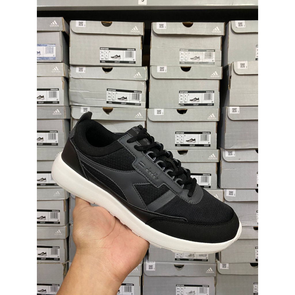 Sepatu Diadora Ello Black Men's Shoes Original