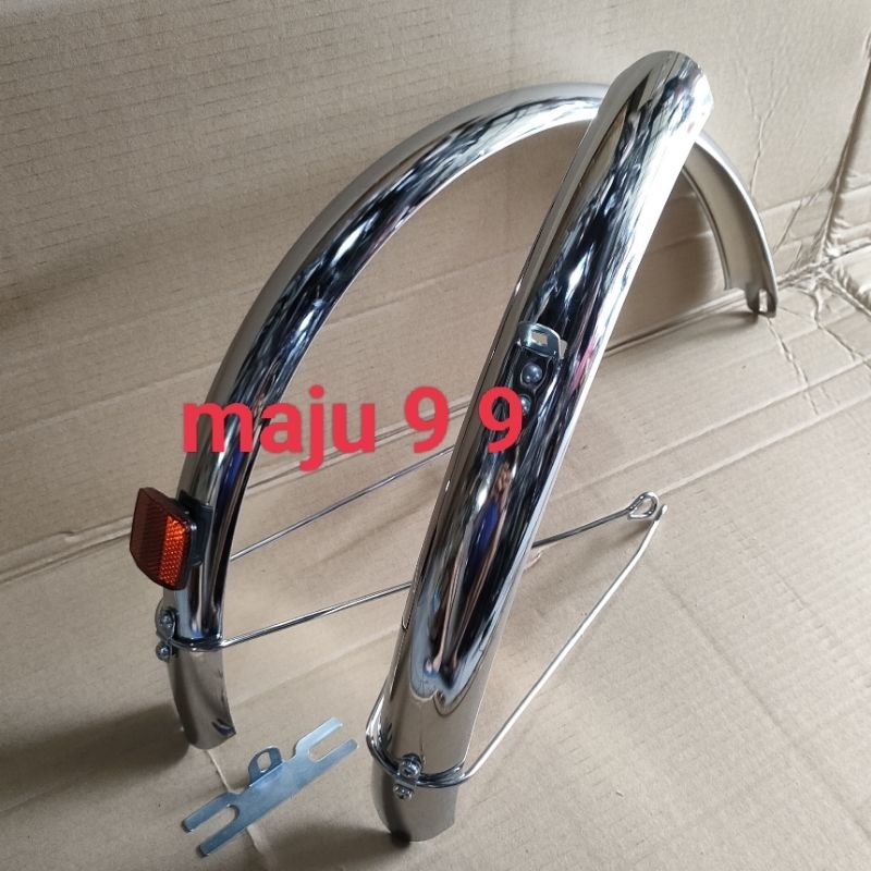 Spakbor / Slebor / Fender / Spakbor Sepeda Lipat Mini 20 inch Taiwan Chrome