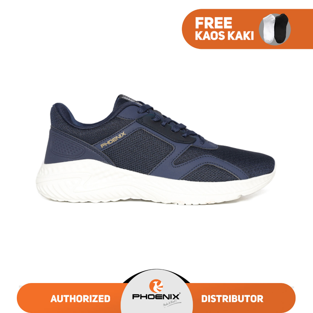 Phoenix Odysey Sepatu Running Pria - Navy