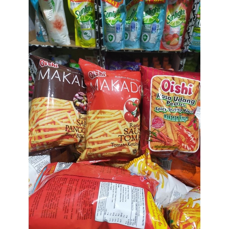 Oishi Makanan ringan 60g All Varian