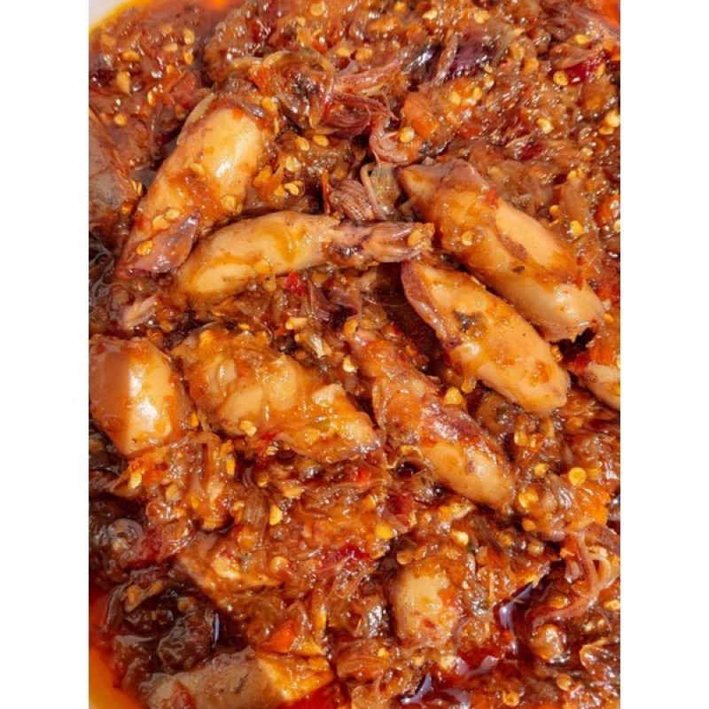 

Sambal Cumi Mercon Pedas Nampol