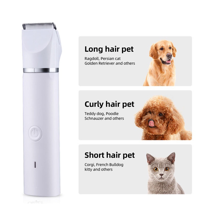 4 in 1 Rechargeable Shaving Elektrik Pet Grooming Hair Clipper Kit Alat Pencukur Bulu Hewan Anjing Kucing Pet Clipper