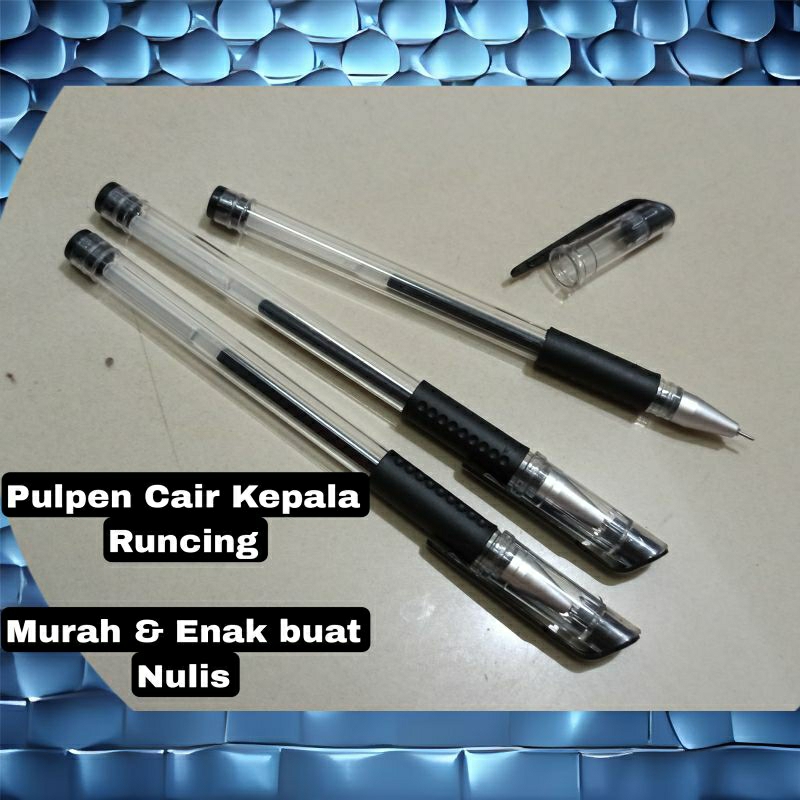 Pulpen Cair Hitam/ Pulpen Hitam / Pen Cair / Pen Hitam