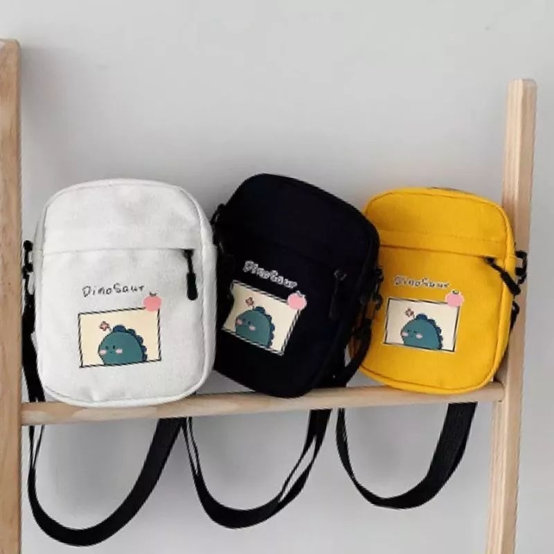 Dinosaur | Tas selempang wanita mini dinosaur | Tas selempang bahu simpel ala korea