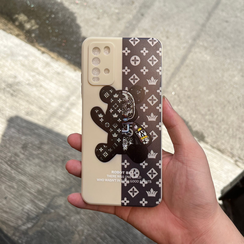 Silikon Case Motif Robot Bear For Xiaomi Redmi Note 9