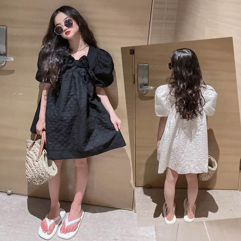 Dress Anak Perempuan Simple Elegant Jacquard