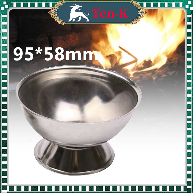 Mangkuk Alkimia Kowi Lebur Emas Mangkok Kowi Lebur Emas Stainless Steel Untuk Emas Perak Tembaga