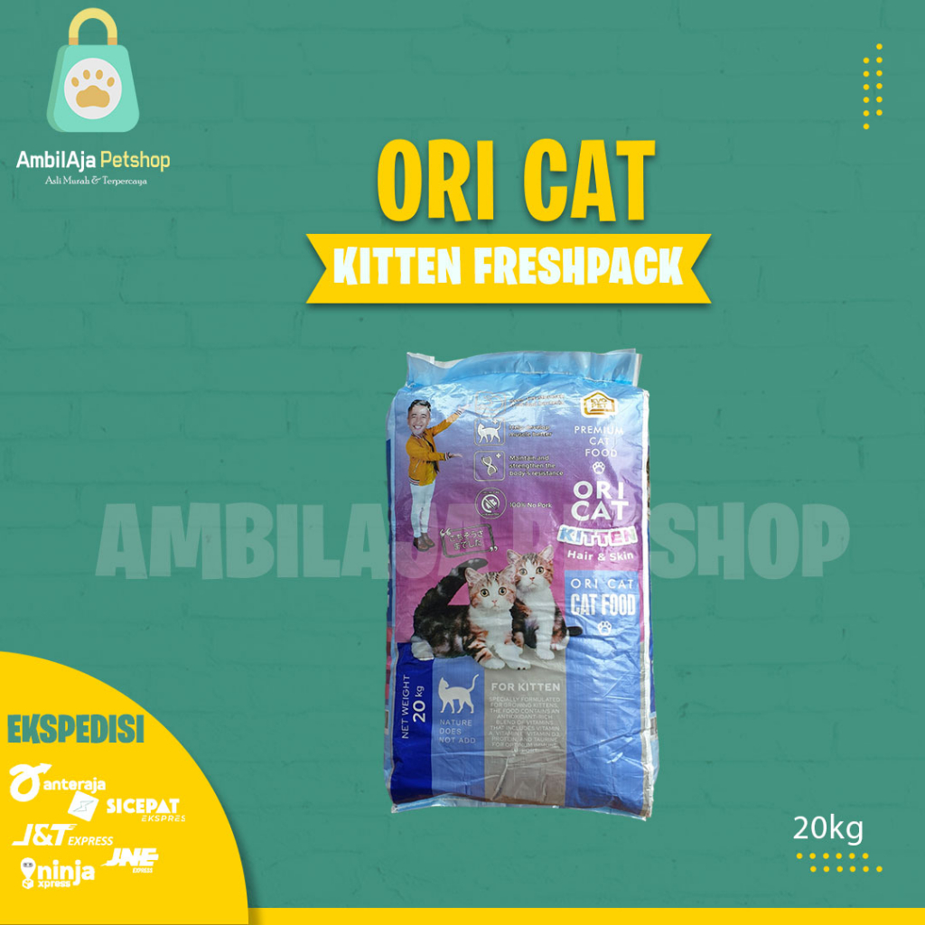 ORI CAT 20kg KITTEN ( EKSPEDISI )