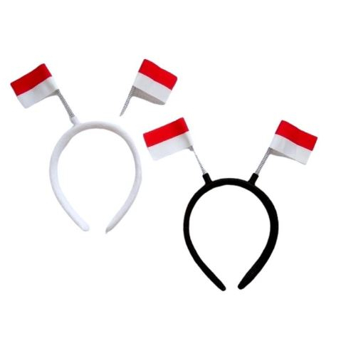 Bando Kemerdekaan Bendera Merah Putih Bando BENDERA PEER HITAM