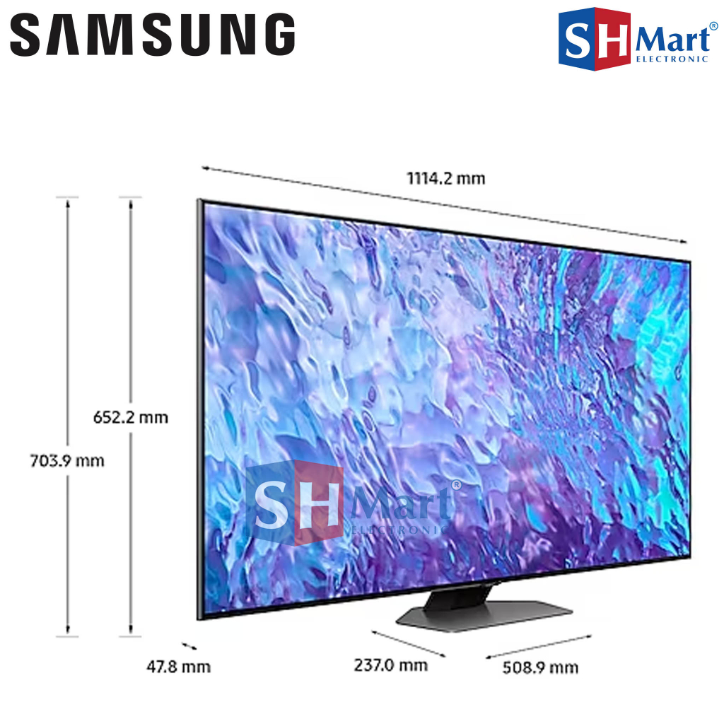 QLED SAMSUNG SMART TV 55 INCH 55Q80C UHD 4K QA55Q80CAKXXD NEW 2023 GARANSI RESMI