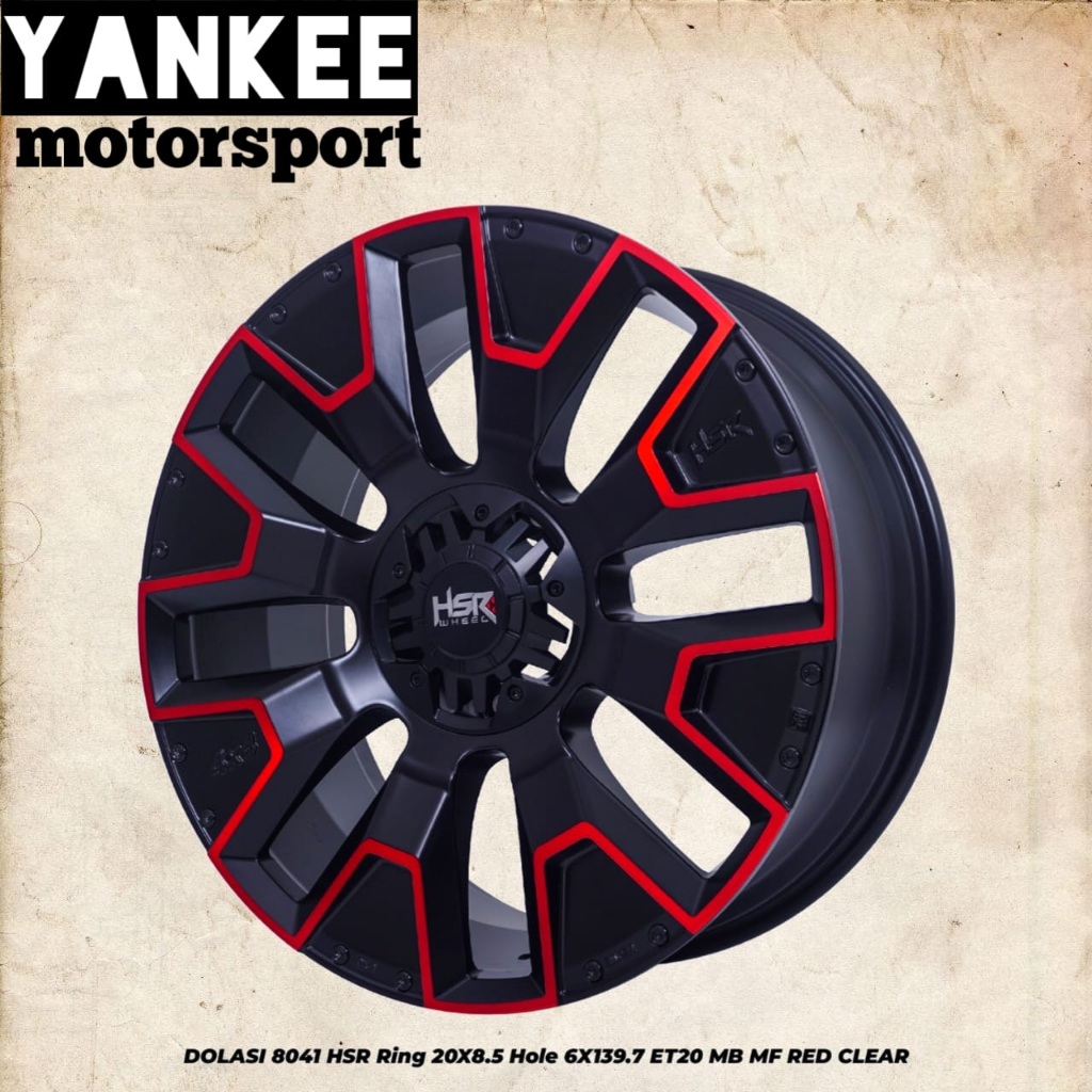 Velg Mobil Terrano, Pajero, Fortuner Ring 20 HSR DOLASI