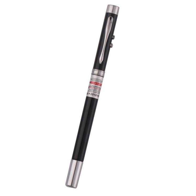 Pulpen Multifungsi 5 in 1 Pen Laser Pointer Telescopic LED Magnetic Bolpen Portable Serbaguna Perlengkapan Kantor