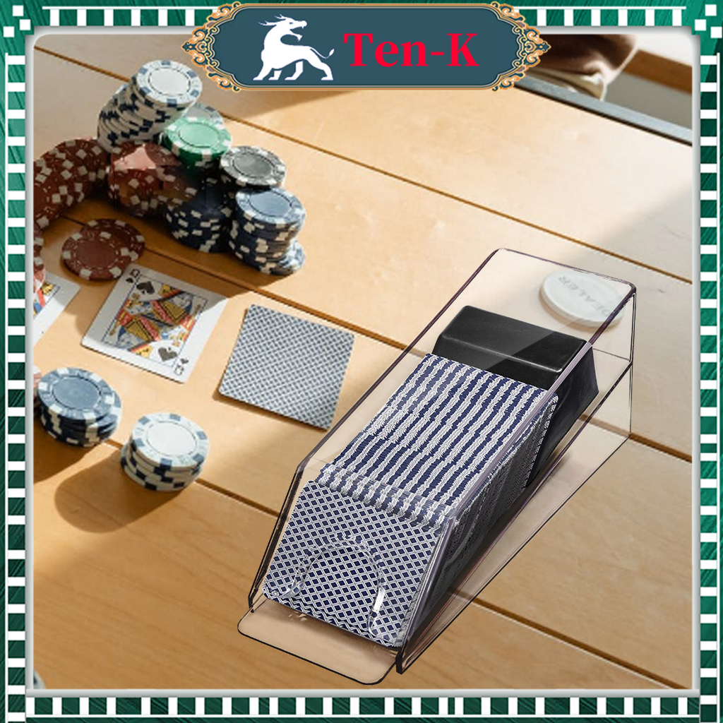 Dealer Card Shoe 6 Deck Acrylic Baccarat Blackjack