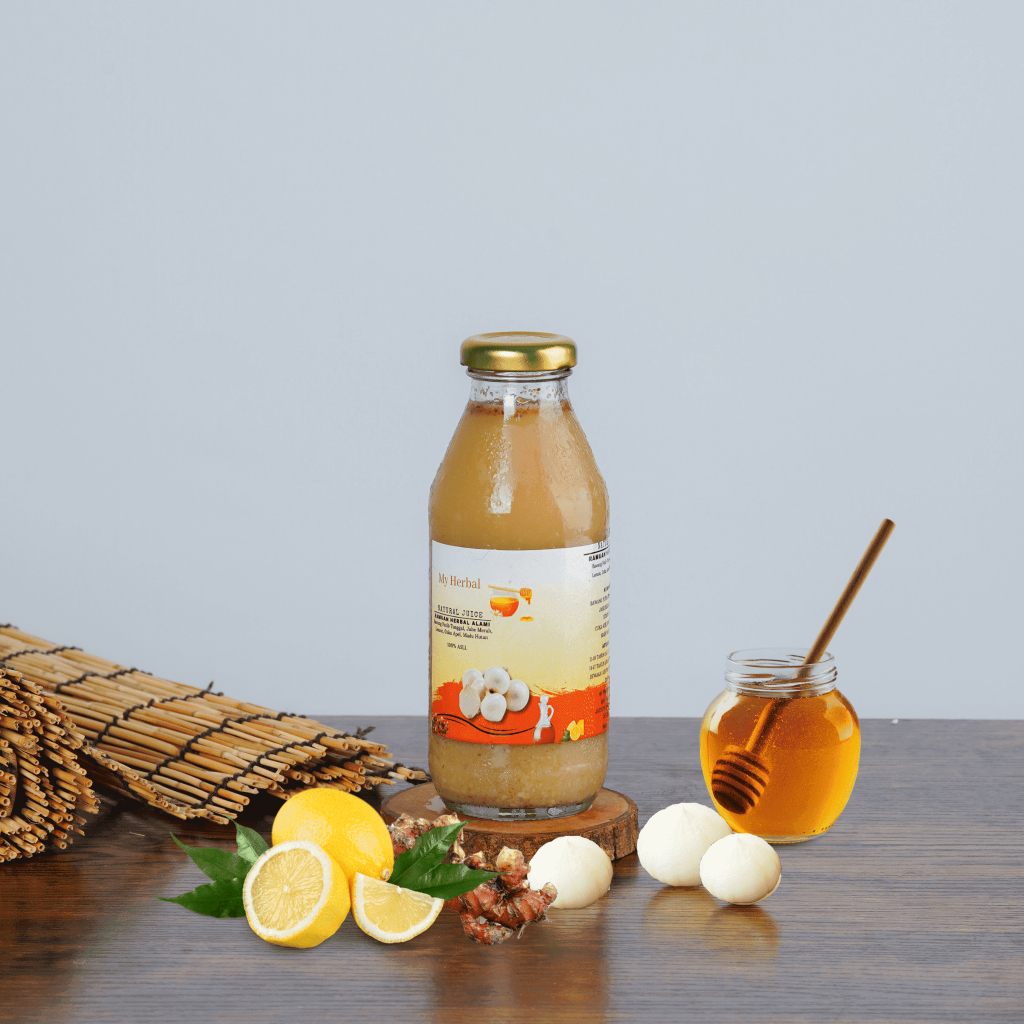 

HERBAL STORE - JUS BAWANG PUTIH TUNGGAL Jahe Merah Madu Lemon segar Cuka Apel 350ml