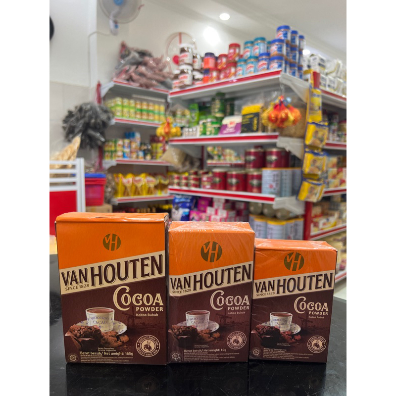 

VanHouten Cocoa Powder 40gr/80gr/165gr