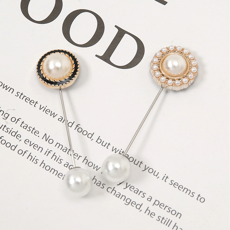 Tuspin Mutiara Peniti Tusuk Jarum HIJAB Bros Set Tusuk Mutiara Pin Tutup Brooch Aksesoris Jilbab Pakaian/ISI 4 PCS
